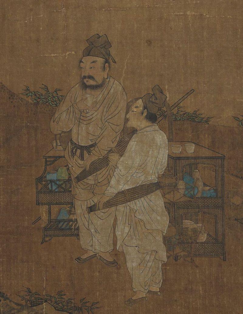 重拾“圍爐煮茶”文化，一起看看故宮藏畫里的“圍爐煮茶”[精制鋼圍爐茶桌](圖8)
