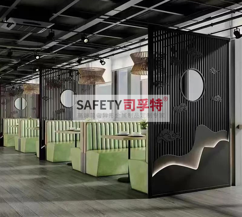 彩雕鋁屏風隔斷，彰顯高端品質(zhì)[司孚特鋁雕屏風隔斷](圖3)