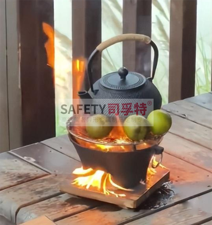 圍爐煮茶小貼士：火災(zāi)、中毒、燙傷需防范[精制鋼圍爐茶桌](圖1)