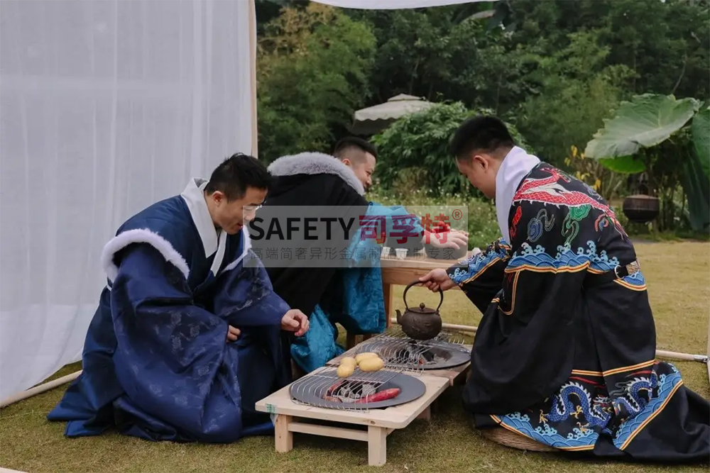 “圍爐煮茶”與非遺相互引流，潮流與文化傳承并不沖突[精致鋼圍爐，炭火爐](圖2)
